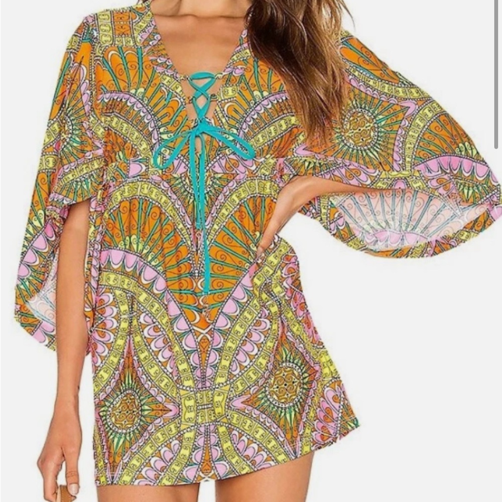 Trina Turk capri sherbet coverup